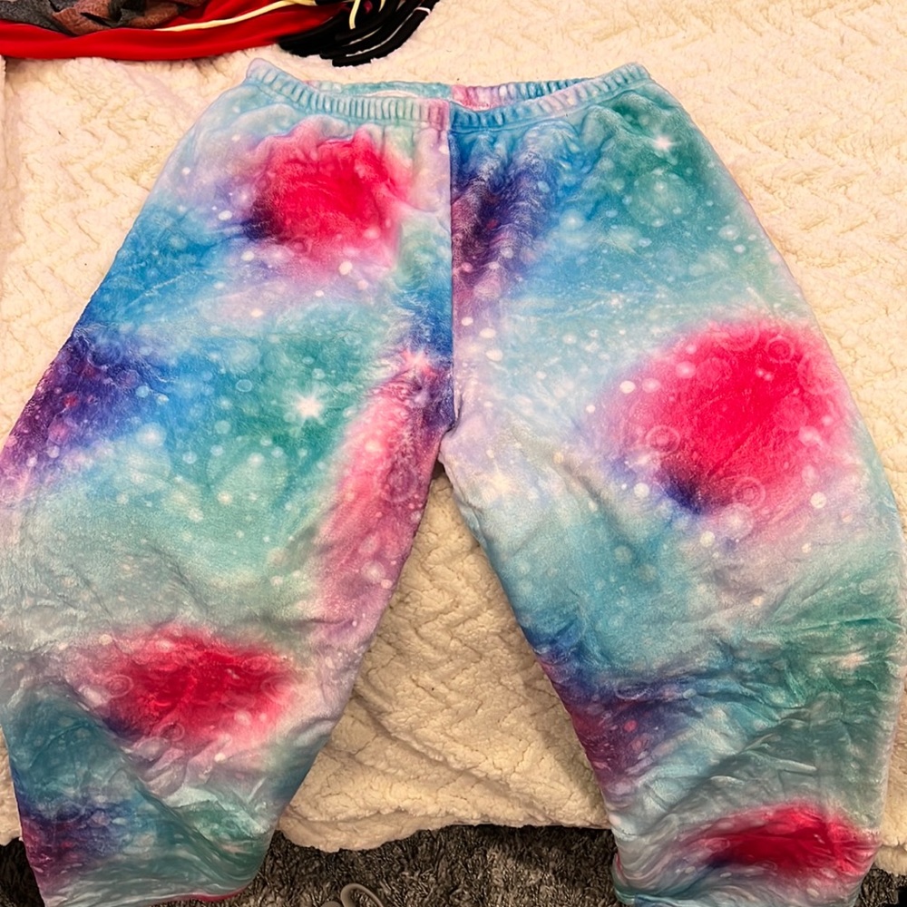 Fluffy pj pants.